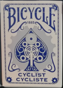 bicycle cyclist blue